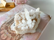 White Aragonite - Cluster