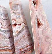 Happy Lace Agate - Tower