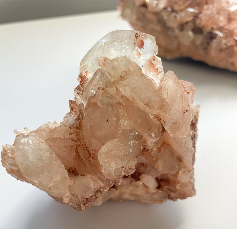 Pink Samadhi Himalayan Quartz - Cluster