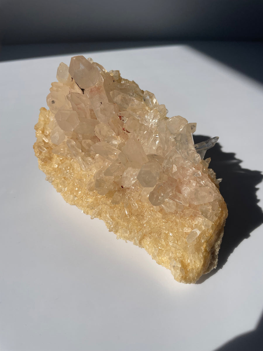 Pink Samadhi Himalayan Quartz - Cluster